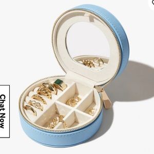 Ana Luisa Deluxe Jewelry case - blue